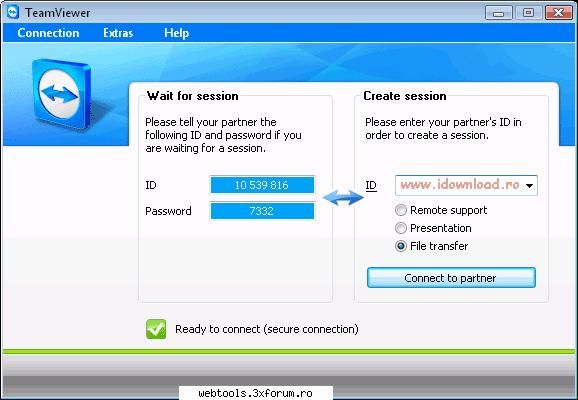Download TeamViewer - Descriere: Ofera conexiune cu orice calculator - � APPLICATIONS �