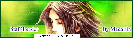 Web Tools Staff Leader singature ( Astept pareri ) - O simpla semnatura ! Astept pareri deshi - � CREATII �